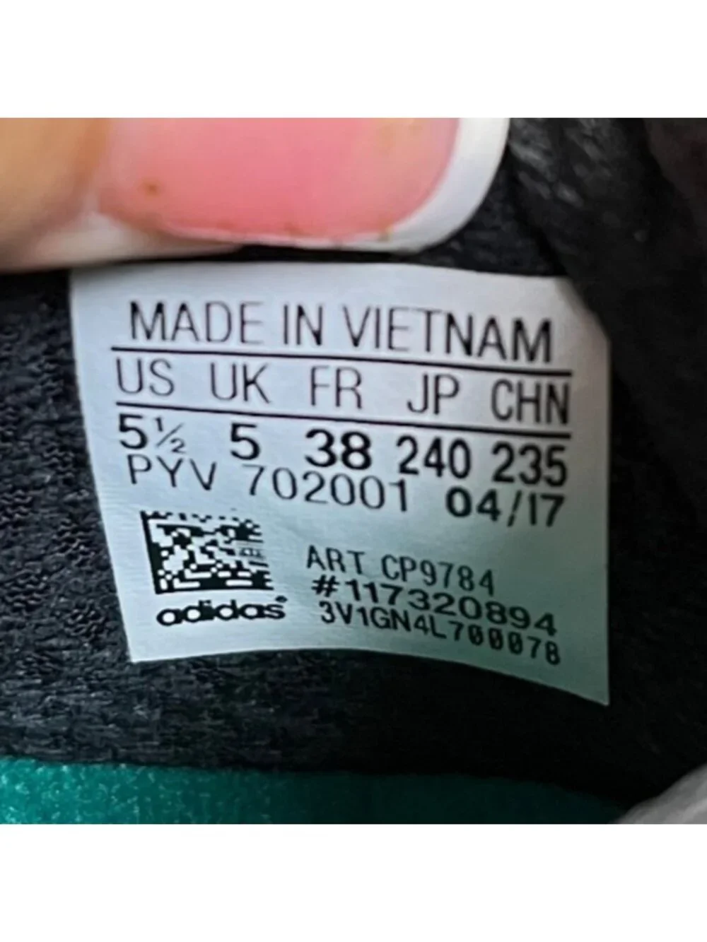 adidas we up message